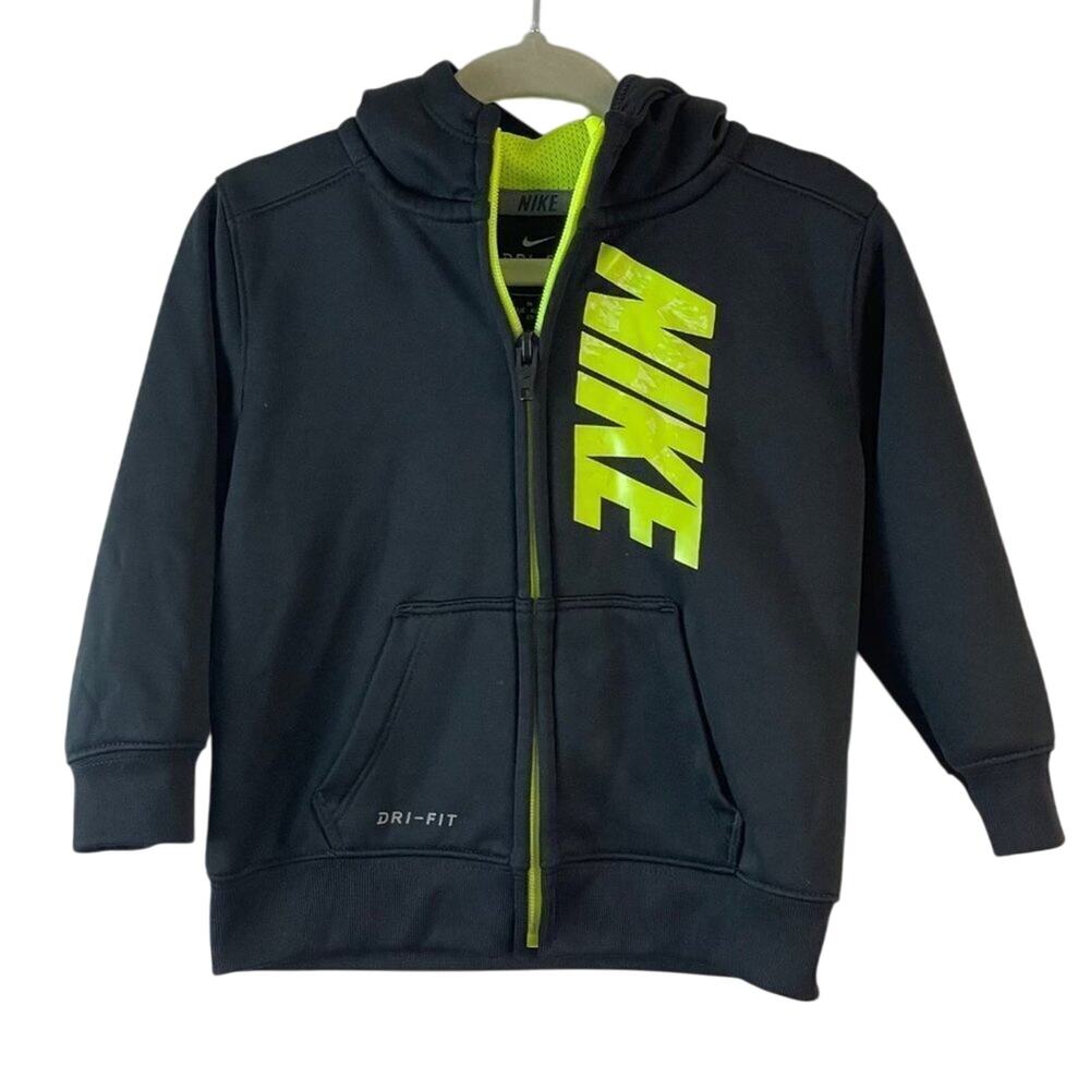 Nike Zip-Up Black Hoodie Size 12 Months